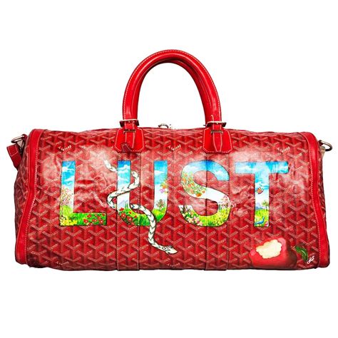 goyard name print|are goyard bags hand painted.